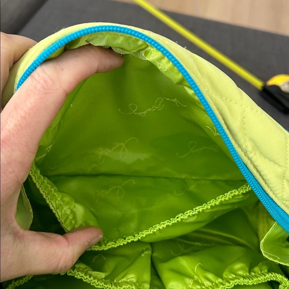 Vera Bradley Cosmetic Bag. Approximately 7” long and 9” wide. - Picture 5 of 6